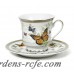 August Grove Cheatom Butterfly Pattern 12 Piece Tea Cup and Saucer Set DEIC2652